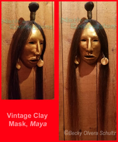 Clay Mask, Maya, ©Becky Olvera Schultz