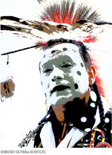 Powwow Dancer Mickey, ©Becky Olvera Schultz