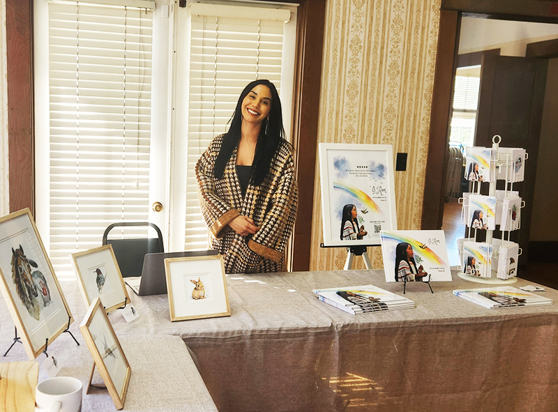 Chiffon Lark's Booth