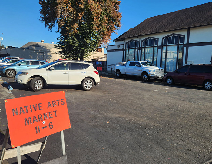 Market Sign Entry Driveway