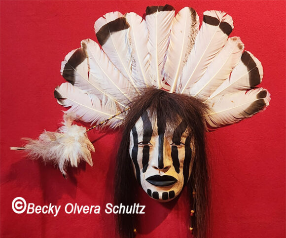 Deer Tracker Mask, ©Becky Olvera Schultz
