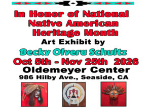 Art Exhibit Olemeyer Center, Native American Heritage Month