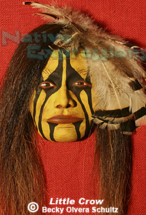$1600 Little Crow-Native Mask-©Becky Olvera Schultz