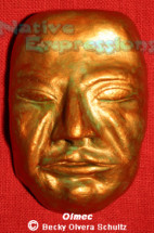 Olmec Mask-©Becky Olvera Schultz