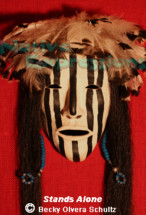 $1600 Stands Alone-Native Mask-©Becky Olvera Schultz