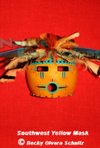 Soutwest Yellow Mask-©Becky Olvera Schultz