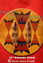 16" Rawhide Shield-©Becky Olvera Schultz