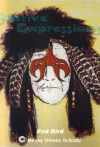 Red Bird-Serigraph-©Becky Olvera Schultz