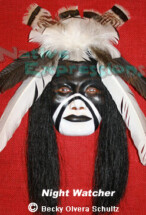 (SOLD) Night Watcher, ©Becky Olvera Schultz