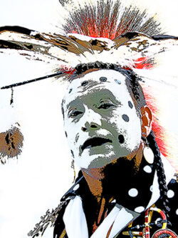 Powwow Dancer Mickey, @Becky Olvera Schultz