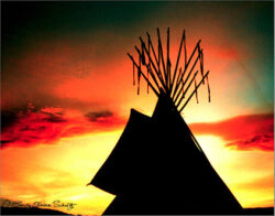 Powwow Sunset, ©Becky Olvera Schultz